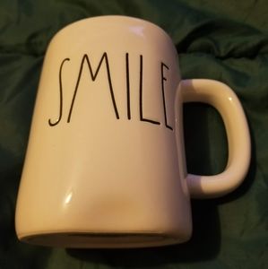 Rae Dunn SMILE Mug Cup Ceramic Microwave Safe
